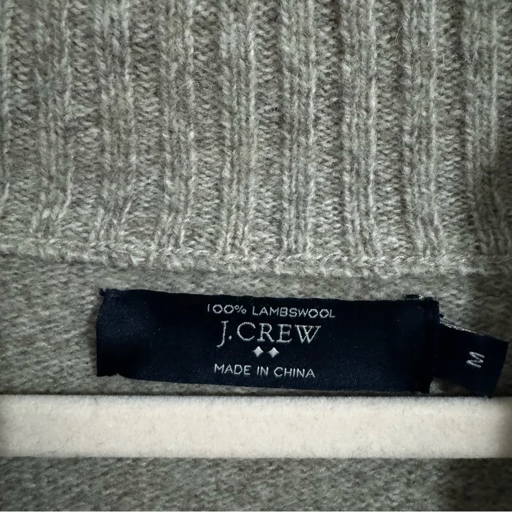 J. Crew Men’s Shawl Collar Lambswool Sweater Medium